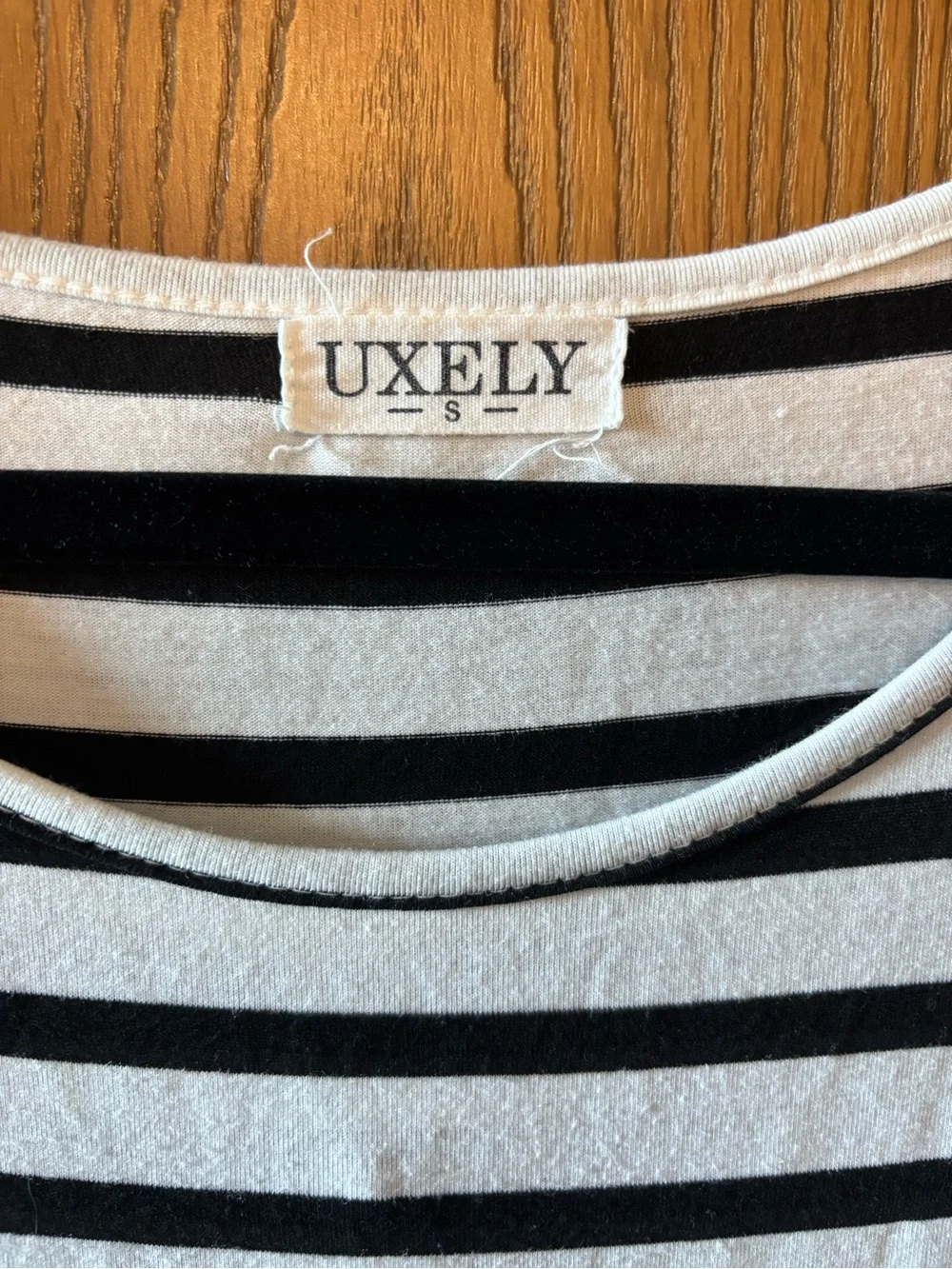 Black & White Striped Top - Floral Skirt - Casual Pocket Dress